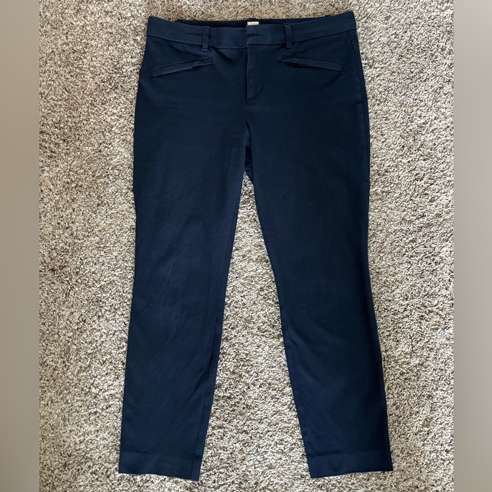 Gap Skinny Ankle Pants, Navy Blue, Size 10